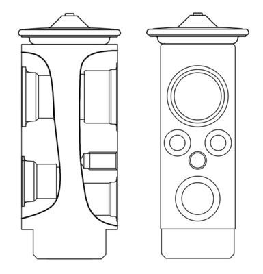 Ekspansionsventil, klimaanlæg MAHLE AVE 8 000S MAHLE AVE 8 000S: Ac ekspansionsventil Mercedes B-klasse 2018