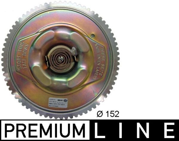Συμπλέκτης, βεντιλατέρ ψυγείου MAHLE CFC 124 000P MAHLE CFC 124 000P Συμπλέκτης ανεμιστήρα LAND ROVER DISCOVERY 2015