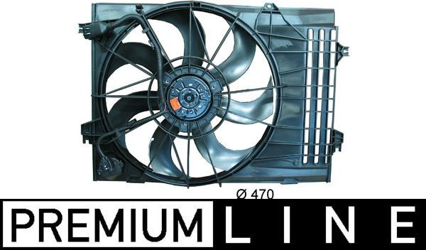 Koelventilator MAHLE CFF 124 000P MAHLE CFF 124 000P: Koelventilator Hyundai TUCSON 2007