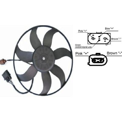 MAHLE Fan, radiator CFF 187 001S MAHLE CFF 187 001S Mk2 León radiator fan cost