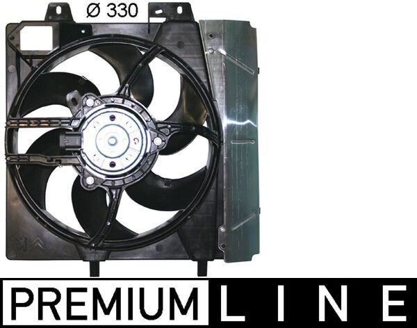 Ventola radiatore MAHLE CFF 272 000P 351043551 MAHLE CFF 272 000P Ventola raffreddamento Peugeot 207 2016