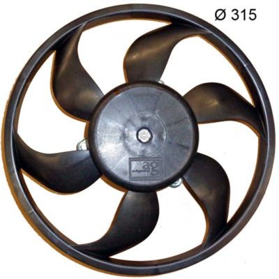 MAHLE Ventola radiatore CFF 383 000S Ventola raffreddamento motore Saab YS3F CFF 383 000S MAHLE