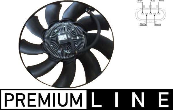 MAHLE Ventilátor chladenia motora CFF 475 000P MAHLE CFF 475 000P Ventilátor chladiča PEUGEOT 107 cena