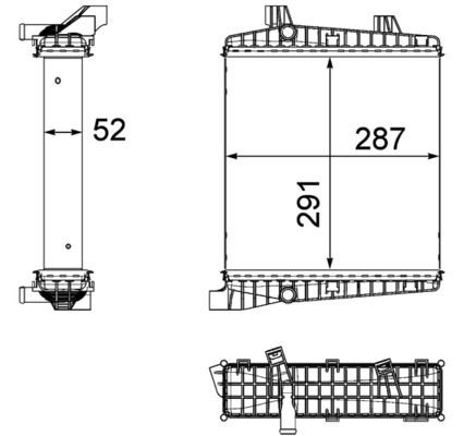 MAHLE Girante, Raffreddamento motore CFW 48 000P MAHLE CFW 48 000P costo Ventola, raffreddamento motore RENAULT TRUCKS online