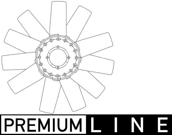 MAHLE Φτερωτή, ψύξη κινητήρα CFW 73 000P CFW 73 000P Φτερωτή, ψύξη κινητήρα CHEVROLET TRAX MAHLE