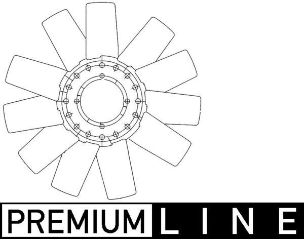 MAHLE Fan Wheel, engine cooling CFW 78 000P MAHLE CFW 78 000P genuine Ford Transit MK2 Minibus fan wheel, engine cooling price