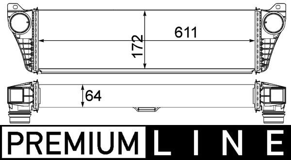 MAHLE Välijäähdytin CI 150 000P CI 150 000P MAHLE Välijäähdytin MERCEDES-BENZ E-sarja