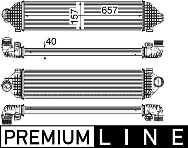 MAHLE Välijäähdytin CI 248 000P MAHLE CI 248 000P Ford Galaxy wa6 välijäähdytin vaihto hinta