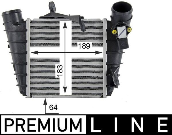 Vahejahuti MAHLE CI 298 000P MAHLE CI 298 000P Õhuradiaator Skoda FABIA 2002