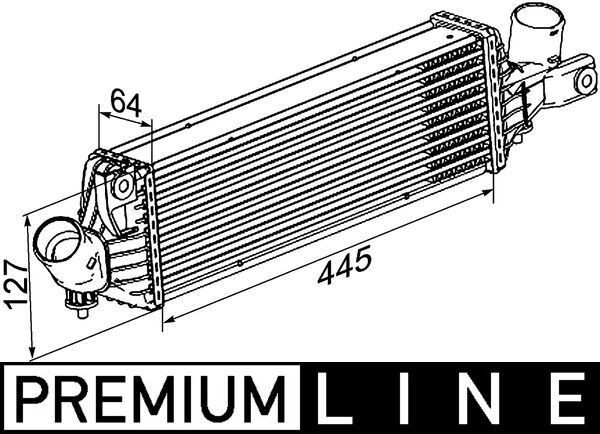 MAHLE Intercooler CI 355 000P CI 355 000P Intercooler MAHLE HYUNDAI i30