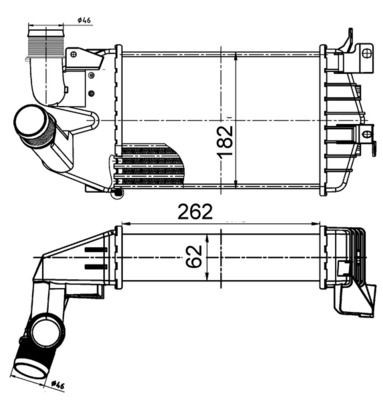 MAHLE Chladič plniaceho vzduchu CI 510 000S MAHLE CI510000S Intercooler Opel Astra L48 cena
