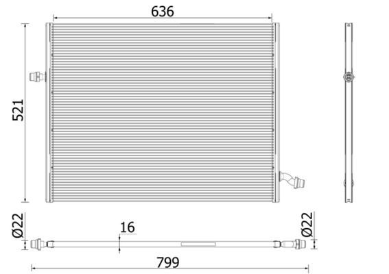 Radiatore bassa temperatura, Intercooler MAHLE CIR 36 000P MAHLE CIR 36 000P costo Intercooler Mercedes Classe S 2023