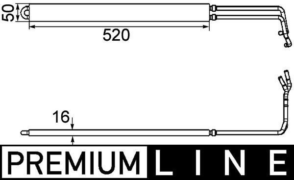 MAHLE Oljekjøler, styring CLC 103 000P MAHLE CLC 103 000P Oljekjøler, styring LEXUS IS originale