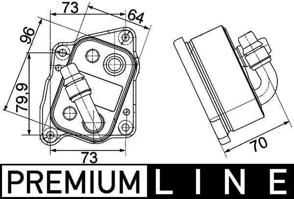 MAHLE Õliradiaator, mootoriõli CLC 107 000P MAHLE CLC107000P Õlijahuti BMW E88 hind
