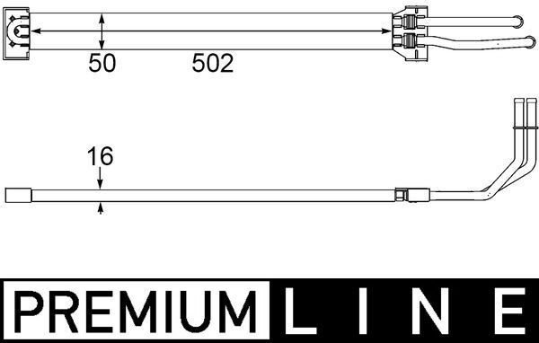 MAHLE Õliradiaator, roolimine CLC 109 000P MAHLE CLC 109 000P Õliradiaator, roolimine MERCEDES-BENZ C-klass originaal