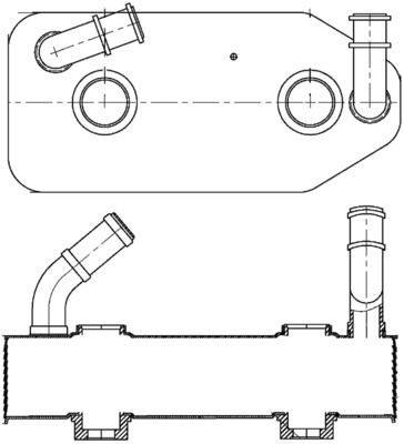 MAHLE Radiador de óleo, caixa de velocidades automática CLC 178 000S MAHLE CLC178000S Radiador de óleo de caixa automática AUDI A6 Allroad preço