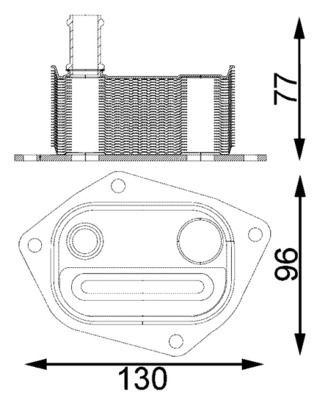 MAHLE Ψυγείο λαδιού, λάδι κινητήρα CLC 198 000S MAHLE CLC 198 000S Ψυγείο λαδιού Kia Pro Ceed ED φθηνά