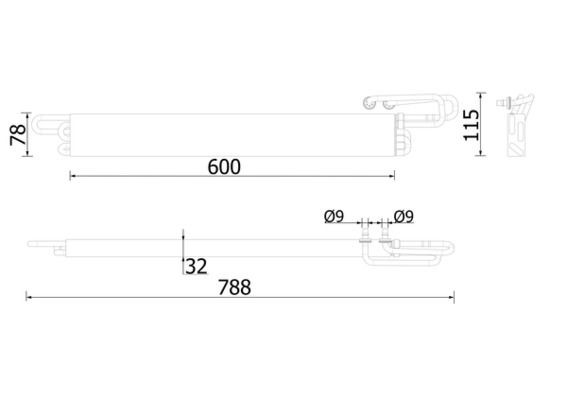 MAHLE Ψυγείο λαδιού, λάδι κινητήρα CLC 224 000P CLC 224 000P Ψυγείο λαδιού OPEL GRANDLAND X MAHLE