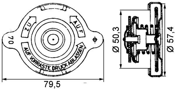 MAHLE Vattenpump CP 20 000P CP 20 000P MAHLE vattenpump Volkswagen TOURAN