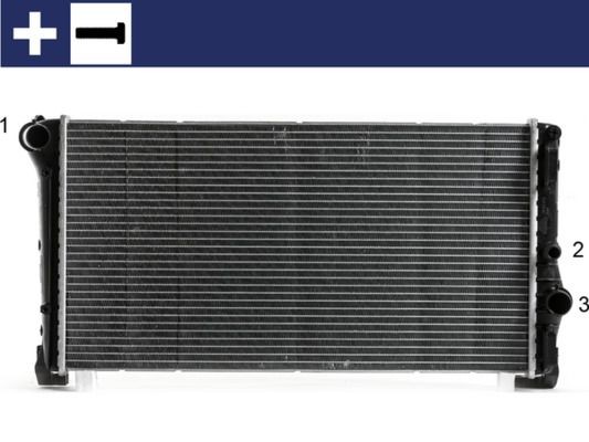 MAHLE Radiador, arrefecimento do motor CR 2009 000S Radiador arrefecimento do motor MAHLE FIAT CR 2009 000S