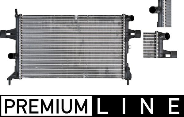 MAHLE Chladič motora CR 227 000P Chladič vody MAHLE MONTEREY CR 227 000P lacné