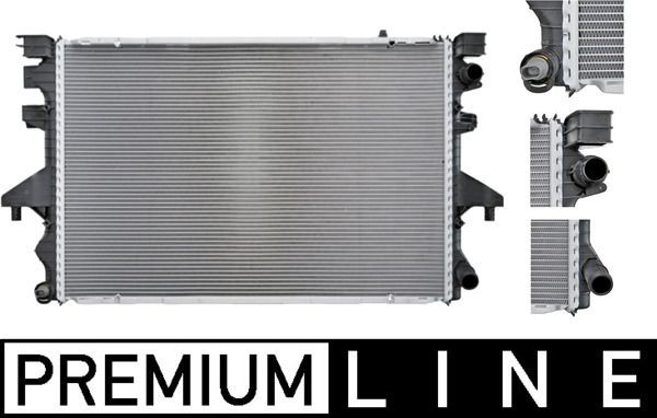 MAHLE Radiator, motorkjøling CR 583 000P MAHLE CR 583 000P Radiator, motorkjøling
