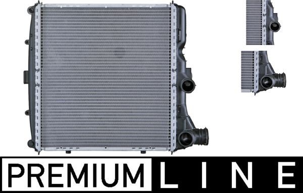 Køler, motorkøling MAHLE CR 782 000P MAHLE CR 782 000P: Radiator Porsche PANAMERA 2022