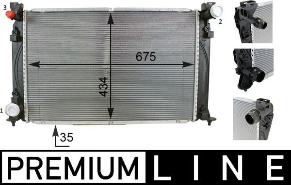 MAHLE Kylare CR 79 000P MAHLE CR 79 000P Kylare SUZUKI LIANA original