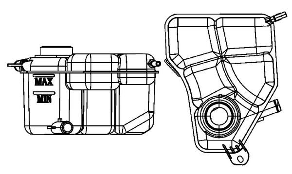 Serbatoio compensazione refrigerante MAHLE CRT 133 000S MAHLE CRT 133 000S costo Vaschetta acqua radiatore Mazda TRIBUTE 2010