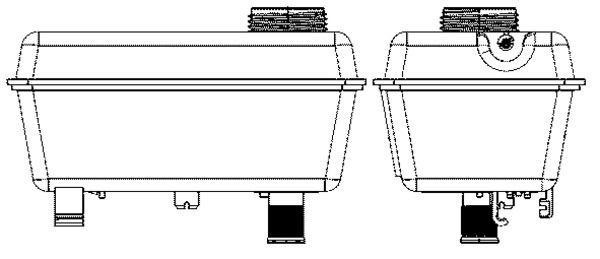 MAHLE Ausgleichsbehälter CRT 27 000S Ausgleichsbehälter Kühlmittel MAHLE Nissan JUKE CRT 27 000S
