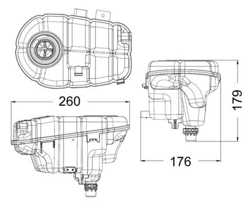 MAHLE Paisupaak, jahutusvedelik CRT 60 000S MAHLE CRT60000S Võrdsustusanum Suzuki Grand Vitara jt hind