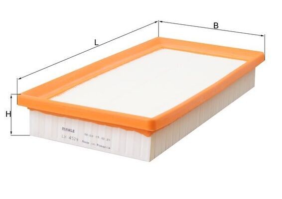 MAHLE Filtro aria LX 4529 MAHLE LX 4529 Filtro dell'aria Corolla XII Hatchback (E210) prezzo