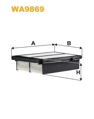 WIX FILTERS Luftfilter WA9869 WA9869 Luftfiltereinsatz HONDA JAZZ WIX FILTERS kaufen