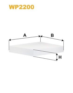 WIX FILTERS Kupefilter WP2200 WP2200 Kupefilter FORD MONDEO WIX FILTERS
