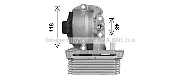 PRASCO Oliekøler, motorolie FD3623H PRASCO FD3623H Transit Tourneo (FC_ _) Olieradiator originale pris