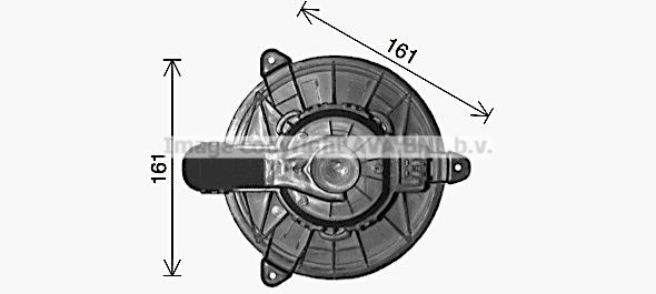 PRASCO Μοτέρ, βεντιλατέρ, κουτί των εγκεφάλων FD8668 PRASCO FD8668 Μοτέρ καλοριφέρ Transit Mk7 Microbus (V363) γνήσια τιμες