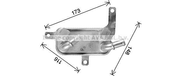 PRASCO Radiador de óleo, caixa de velocidades automática OL3698 PRASCO OL3698 Radiador de óleo de caixa automática Renault TRAFIC originais