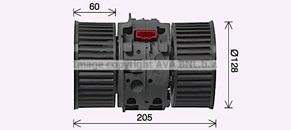 Gebläsemotor PRASCO RT8654 RT8654 PRASCO Gebläsemotor GRAND SCÉNIC 2024 original