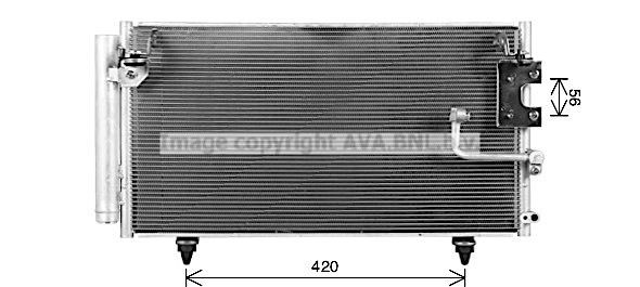 PRASCO Kondensator, klimaanlegg SU5115D PRASCO SU5115D Ac radiator Subaru Legacy BL pris