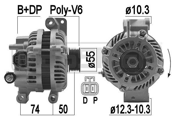 MESSMER Dynamo 209422A MESSMER Dynamo MAZDA 209422A