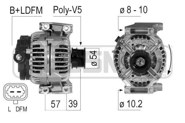 MESSMER Dynamo 210724A 210724A Dynamo SAAB 9-5 MESSMER