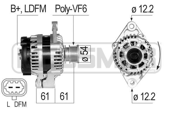 MESSMER Dynamo 210826A 210826A Dynamo SAAB 9-5 MESSMER