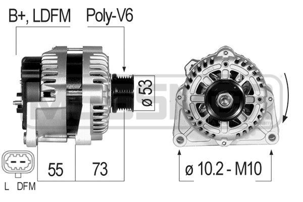 MESSMER Alternatore 210827A 210827A costo Alternatore MESSMER CHEVROLET EPICA