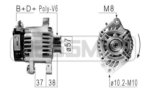 MESSMER Dynamo 210841A Dynamo MESSMER XM 210841A billige