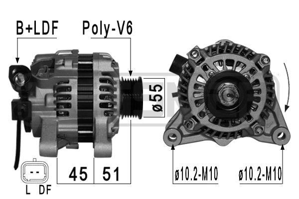 MESSMER Dynamo 210926A 210926A Dynamo CITROËN XM MESSMER