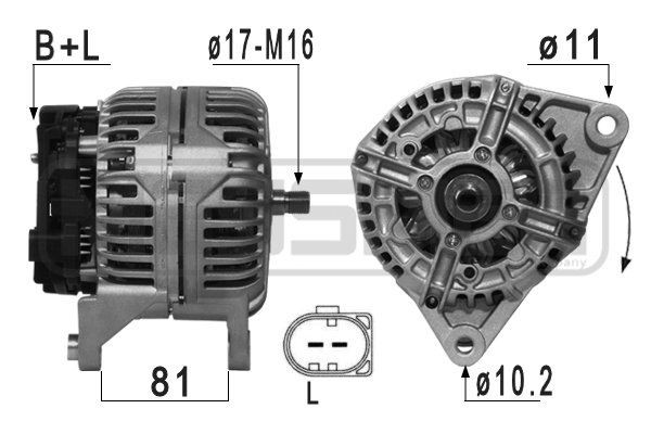 MESSMER Dynamo 210940A 210940A Dynamo CITROËN XM MESSMER