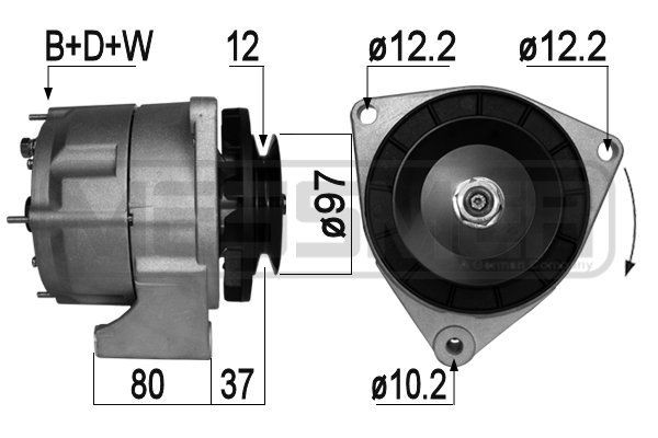 MESSMER Dynamo 210983A 210983A Dynamo SAAB 9-5 MESSMER