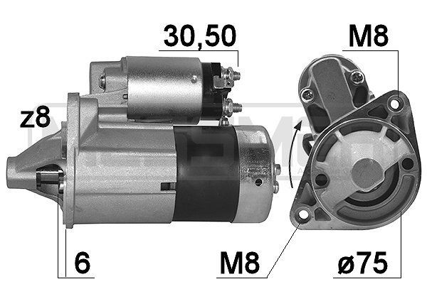 MESSMER Starter motor 220194A MESSMER 220194A Suzuki Swift SF413 starter motors replacement