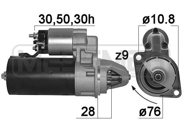 MESSMER Anlasser 220201A Motor Anlasser MESSMER BMW 1er 220201A