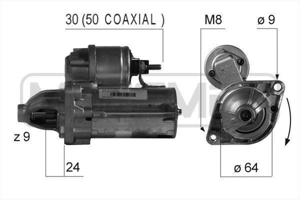 MESSMER Anlasser 220359A 220359A Anlasser MESSMER LANCIA Y